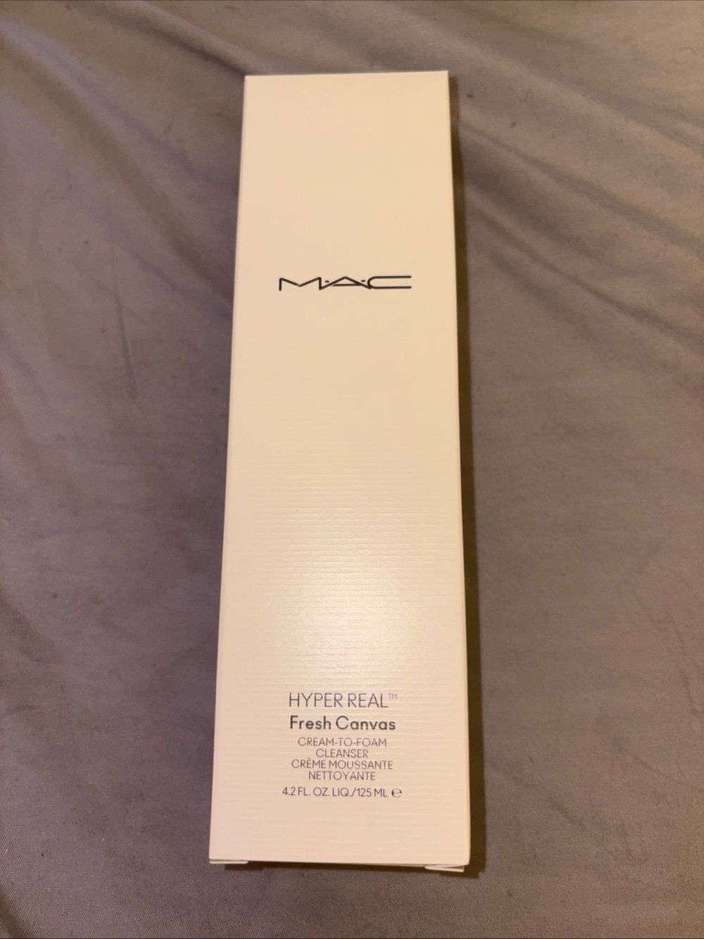 NEW MAC Hyper Real Fresh Canvas Cream to Foam Cleanser 4.2 fl oz 125ML NIB